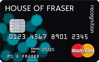 house of fraser credit card.